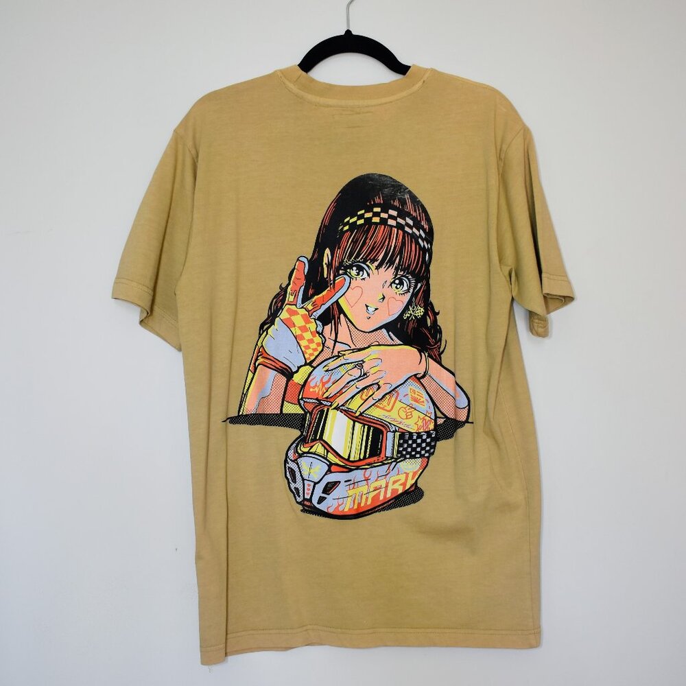 Market Men's Brown and Tan T-shirt